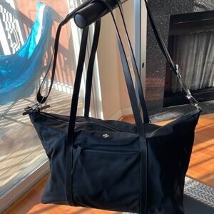 Black Kate Spade Overnight Bag